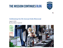 Tablet Screenshot of missioncontinuesblog.org